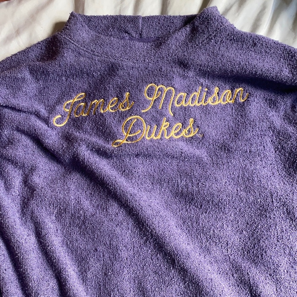 James Madison Dukes Mock Neck Sweater
